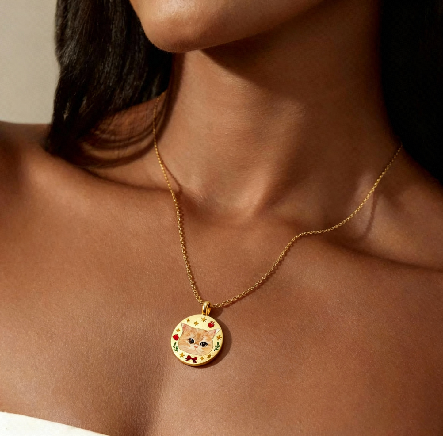 (Sterling Silver) The Gilded Portrait Medal