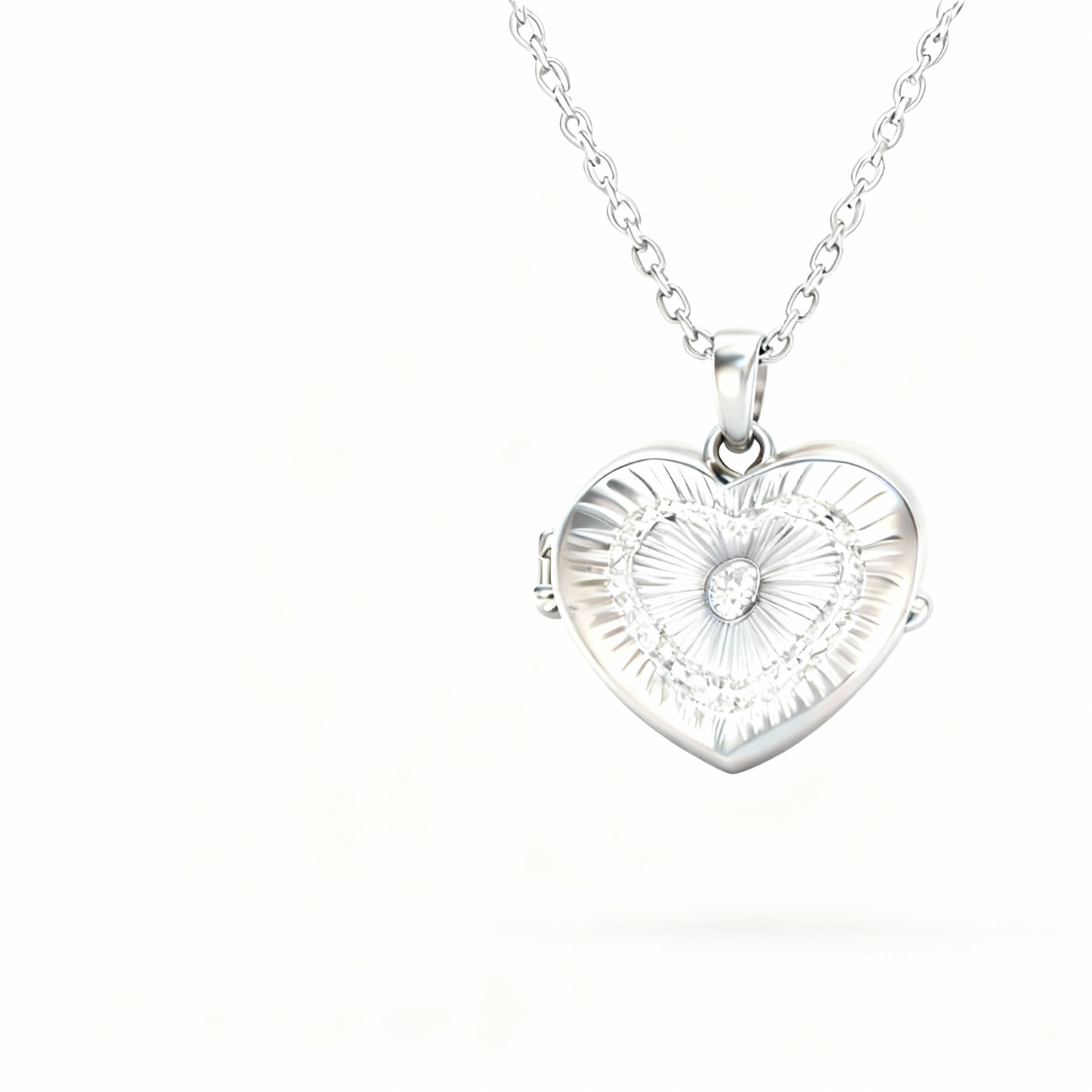(Sterling Silver) The Secret Heart Locket