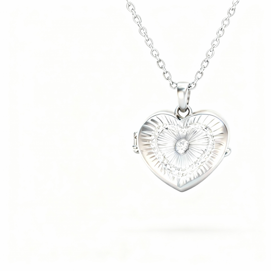 (Sterling Silver) The Secret Heart Locket