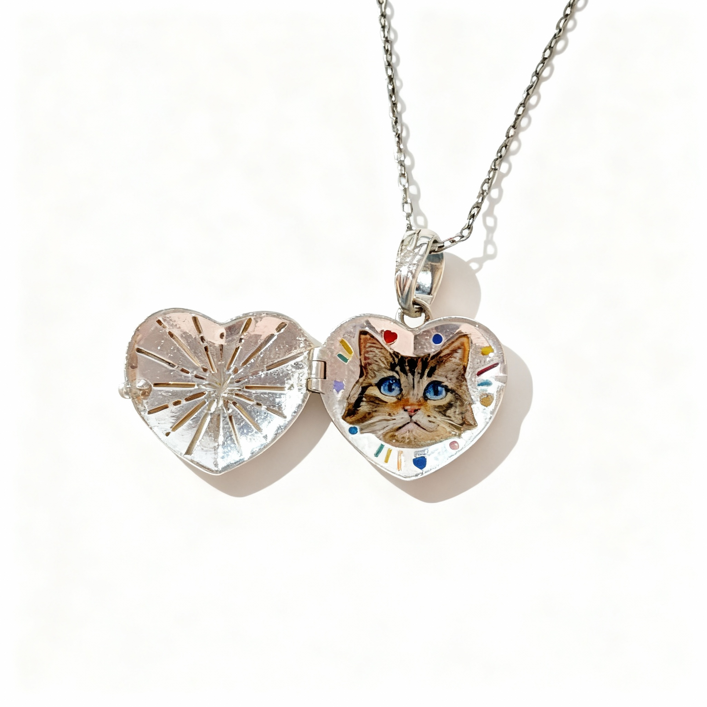 (Sterling Silver) The Secret Heart Locket
