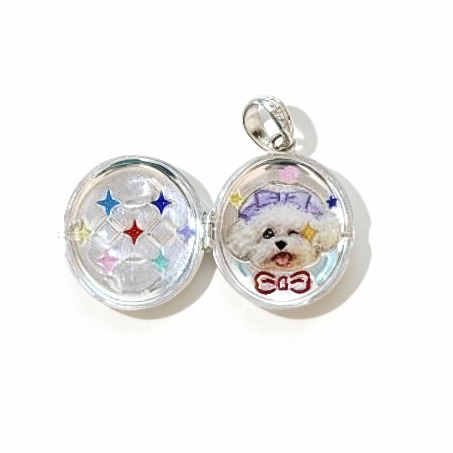 (Sterling Silver) The Silvery Orb Locket