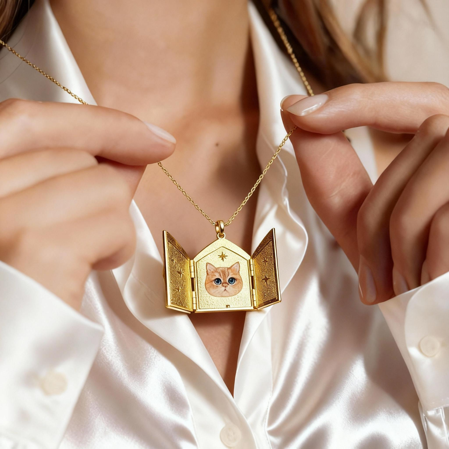 (Sterling Silver) The Gilded Hearth Locket