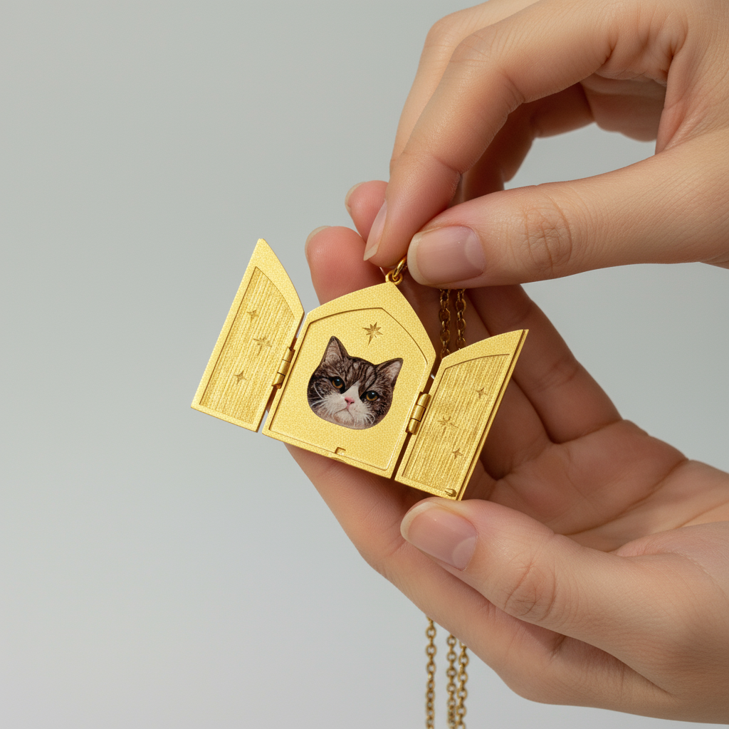 (Sterling Silver) The Gilded Hearth Locket