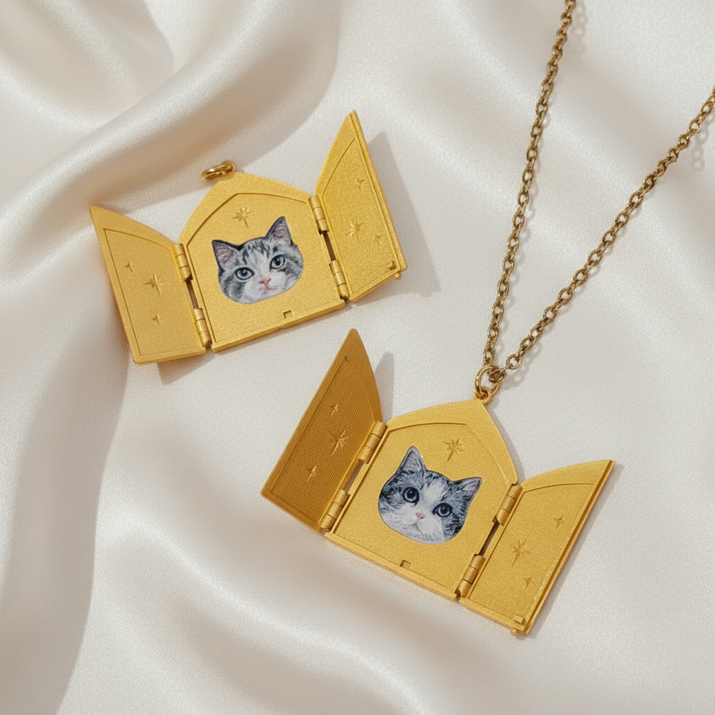 (Sterling Silver) The Gilded Hearth Locket